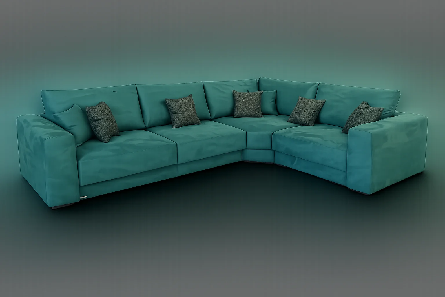 Maximus-10 sofa with bay window module