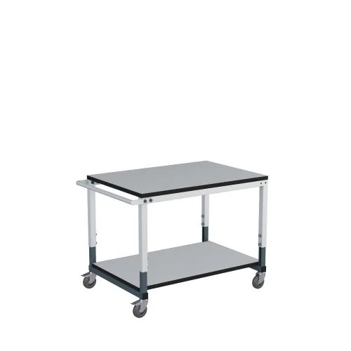 Folding table with adjustable height 1000x700 mm