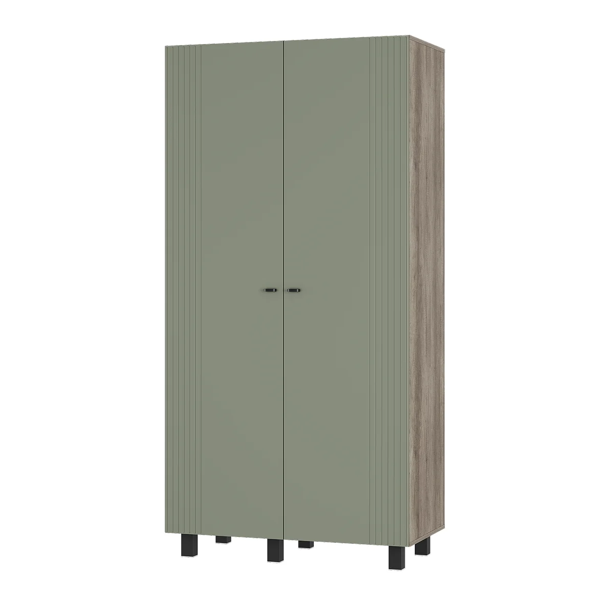 2-door «Olive» ШК-03 eucalyptus soft wardrobe